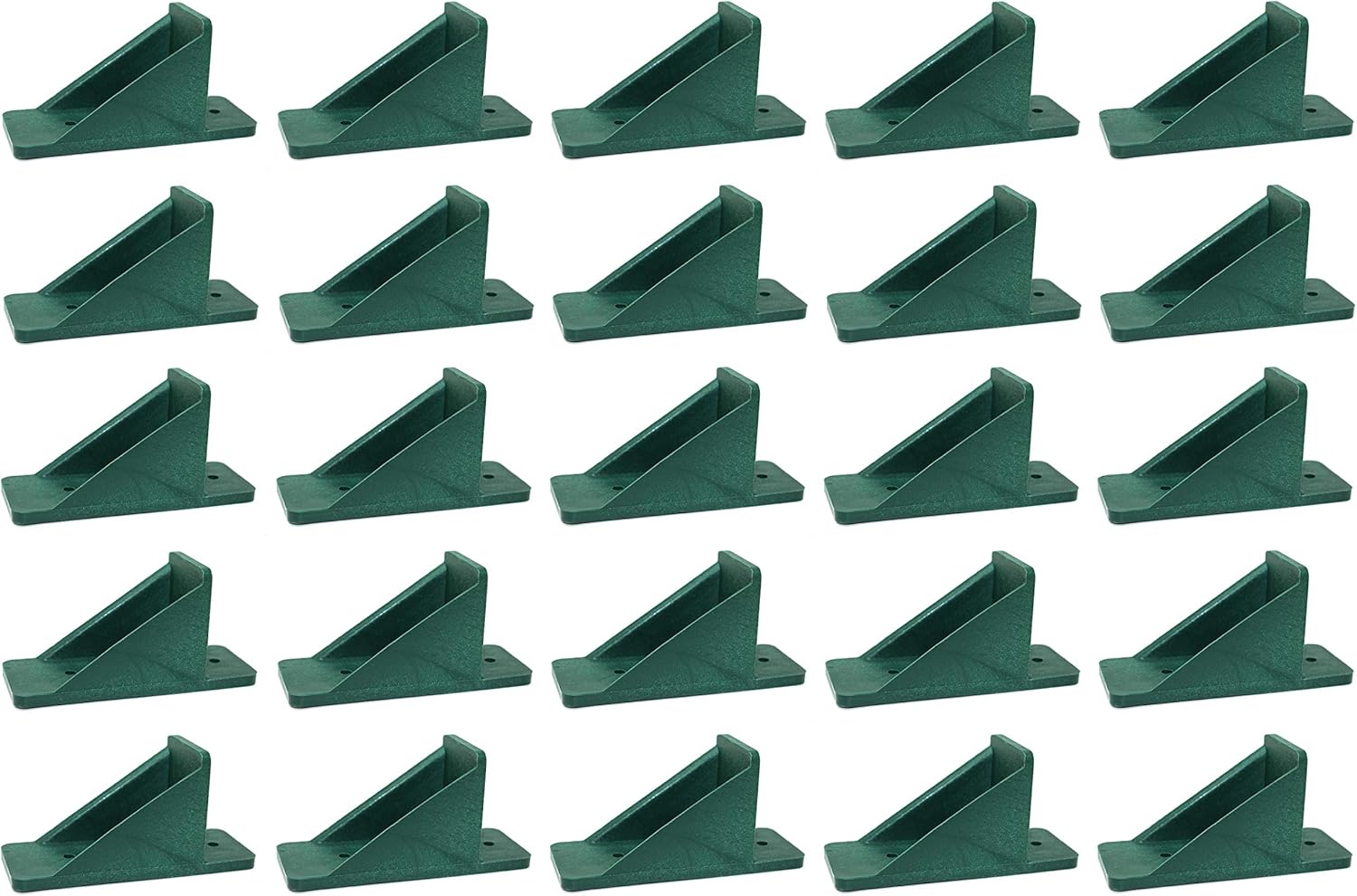 V2-Mini Roof Guard Snow Guard Prevent Sliding Ice Snow Stop Buildup Plastic Multipack-Multicolor (50, Green)