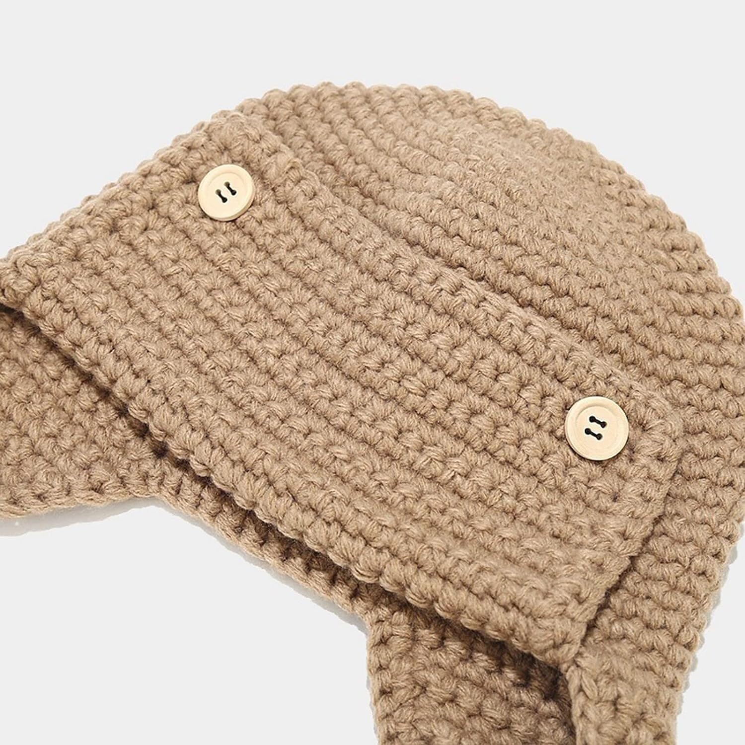 Wintermütze für Outdoor-Aktivitäten Mütze, Warm, Grob Gestrickt, Mit Zopfmuster, Weich, Dehnbar, Dick, Niedliche Strickmütze Warme Winterkappe