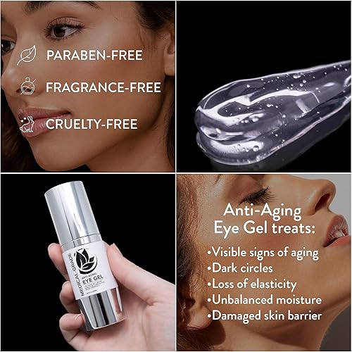 Miniatura 4 de Microderm GLO - Gel antienvejecimiento activo para ojos, reduce las ojeras, los ojos hinchados, las patas de gallo y las líneas finas y arrugas,