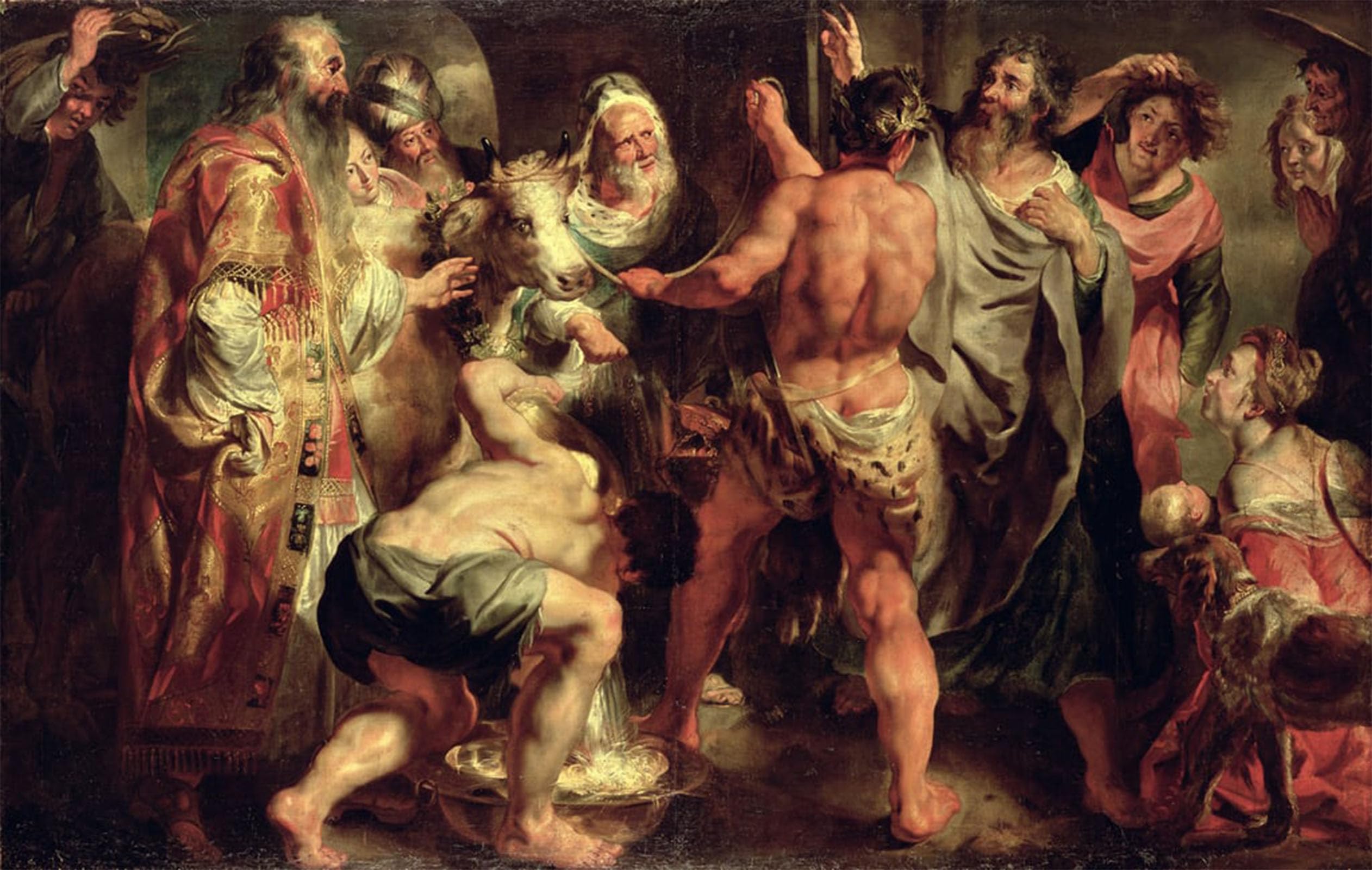 SERENDIPITP Aesthetic Poster Photo Wall Print Retro Picture the Apostles St Paul and St Barnabas At Lystra by Jacob Jordaens Modern Wall Artwork for Home Decor 60x90cm