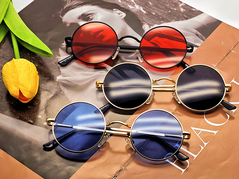 Polarized Round Sunglasses Men Women Vintage Hippie Glasses UV Protection Faded Amazon.com: KALIYADI Round Polarized Sunglasses for Men  main image 4