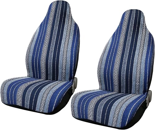 Miniatura 8 de uxcell 7pcs Manta Durable Baja Bucket Seat Protector para Coche Auto Azul