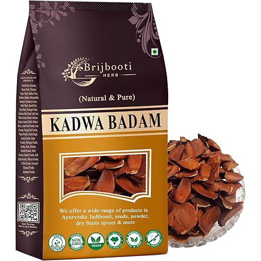 Kadwa Badam Diabetes Bitter Almonds 250g 250 g