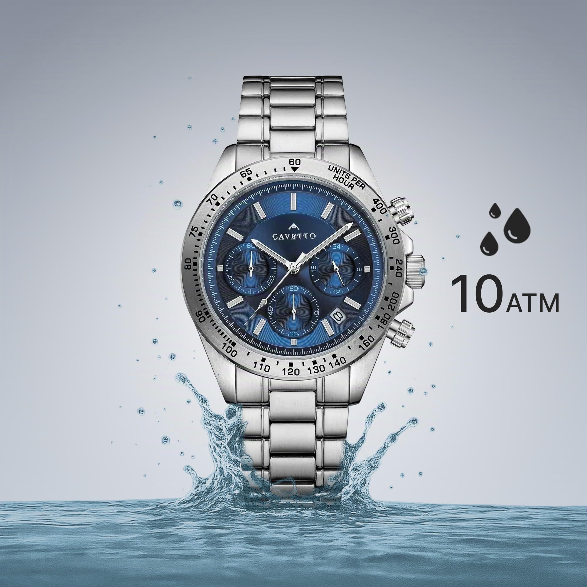 Handuhr – Armbanduhr Edelstahl – Zeitlose Uhr für Business & Freizeit – Uhren mit Komfort – Armbanduhren für im klassischen Stil