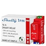 Pro 1PM | Wi-Fi & LAN, 1-Channel Smart Relay Switch with Power Metering | Home & Facility Automation | Compatible with Alexa & Google | iOS Android App | Remote Appliances Control