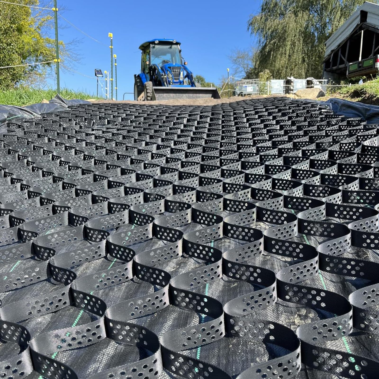 Contrôle de l'érosion de la grille de pente pour allée de garage