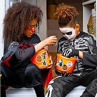 Vista 3 de Calcomanías de Halloween, 100 piezas de calcomanías temáticas de calabaza de Halloween a granel, vinilo impermeable calcomanías de fiesta