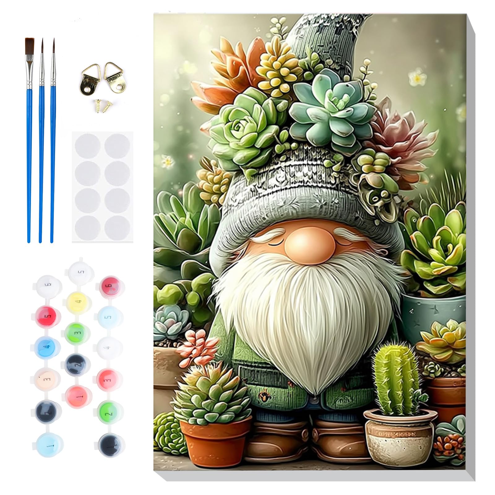 Lxmsja Pintar por Numeros Paisaje Adultos con Marco, DIY Cuadros para Pintar Limón Colorear por Números Lienzos, Pintura Acrilica Manualidades Adulto Decoracion Hogar Pared 20x30cm — view 14