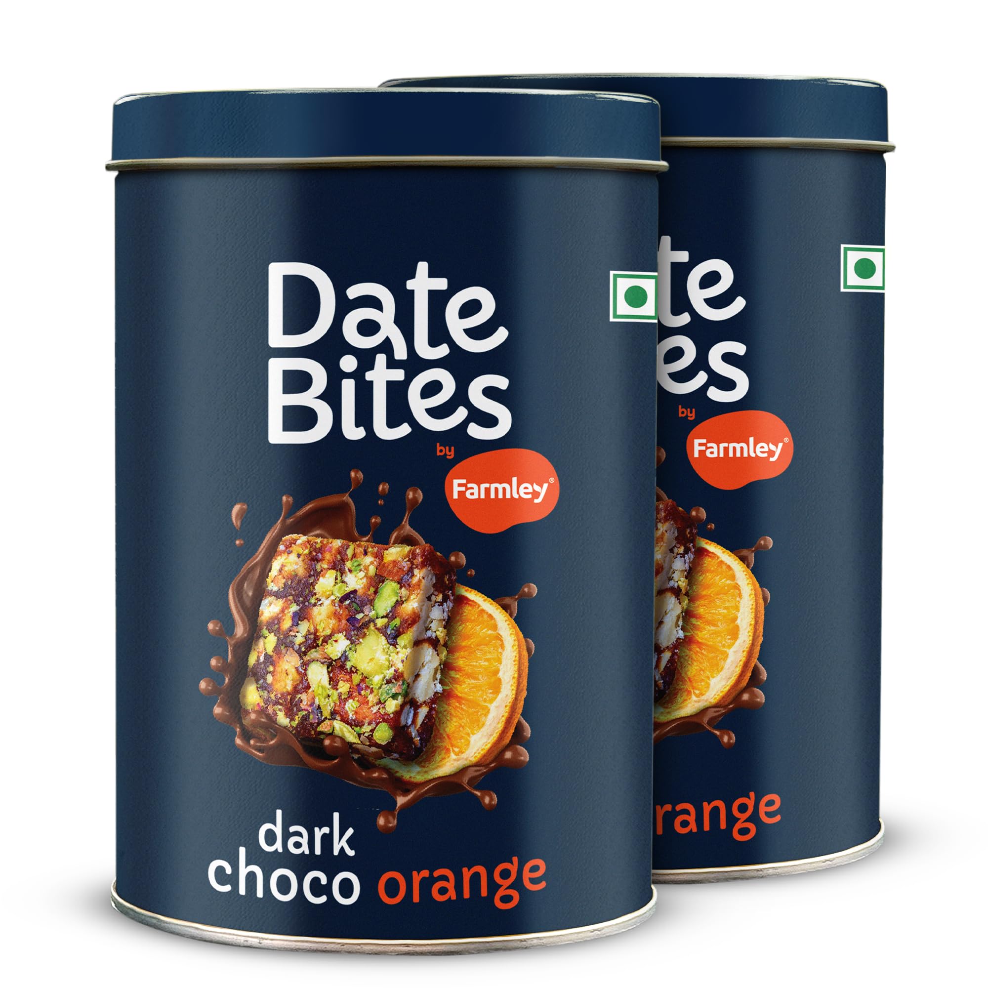 Farmley Dark Choco Orange Date Bites Tin Jar 200g I Dry Fruits Nuts, Chocolate Flavoured Healthy Sweets, No Added Sugar (Pack of 2)-picture-12