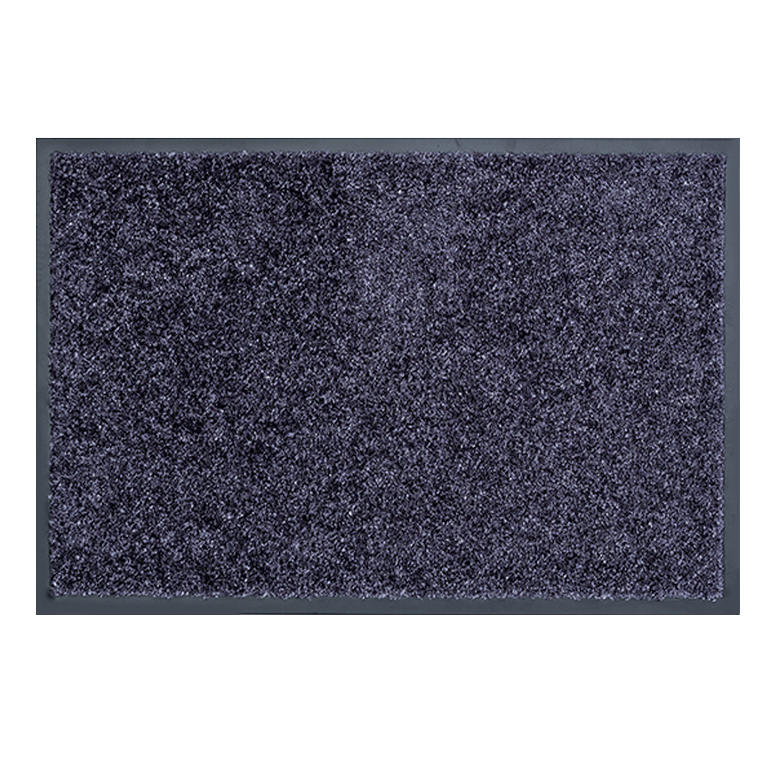 Hochwertige Schmutzfangmatte wachbar - Blaugrau 90 x 150 cm (Rechteckig)