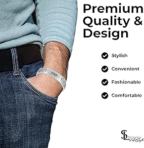 Amazon | Smarter LifeStyle スタイリッシュ DAD ブレスレット