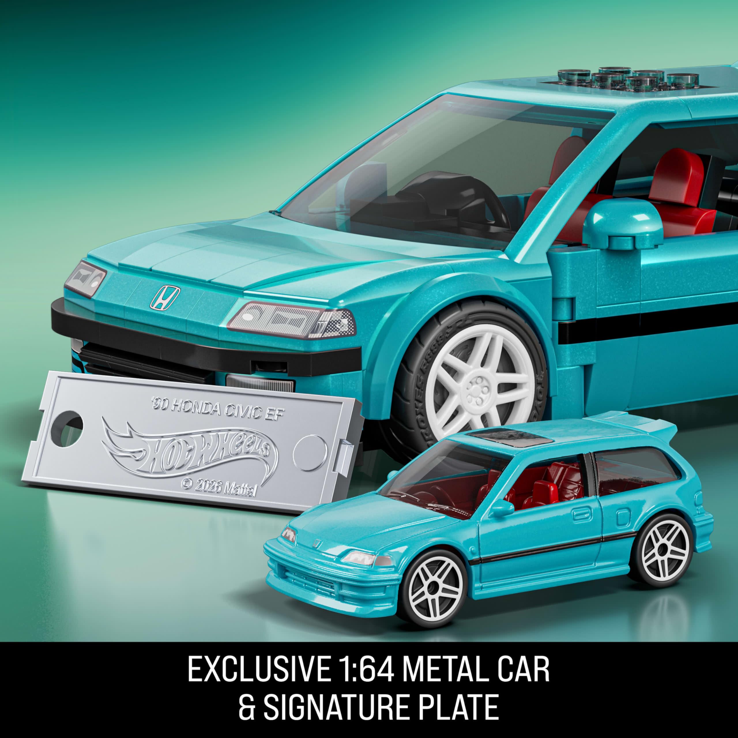 Mattel Brick Shop Hot Wheels Speed Series Building Set, Custom '90
