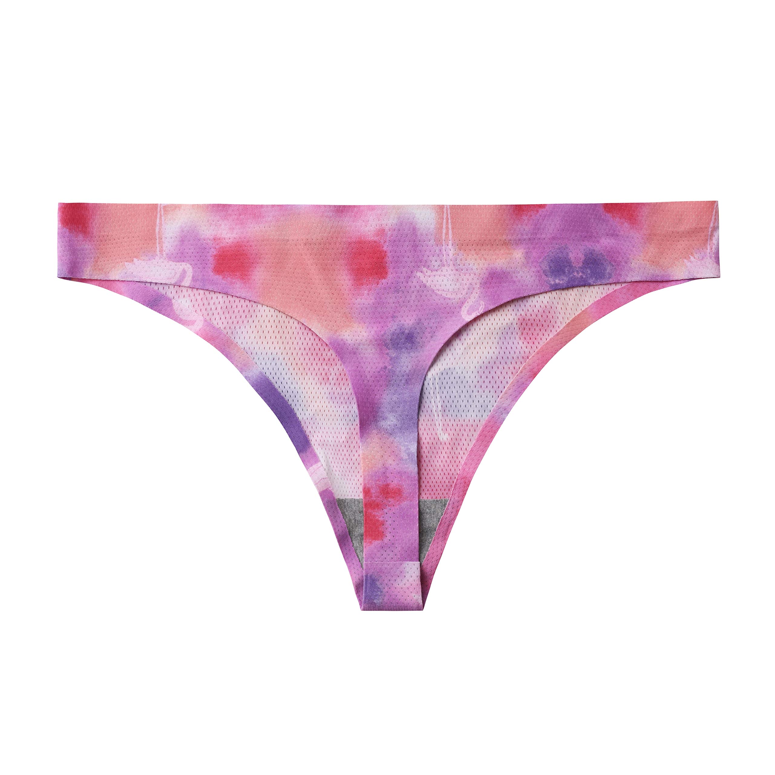 VOENXE Perizoma Mutande Donna Senza Cuciture,Slip Tanga Brasiliana Microfibra,Mutanda Taglio Laser,Seamless Women Thong,Invisibili Intimo Underwear Panties,Perizomi Vita Media Multipack,Pacco da 5