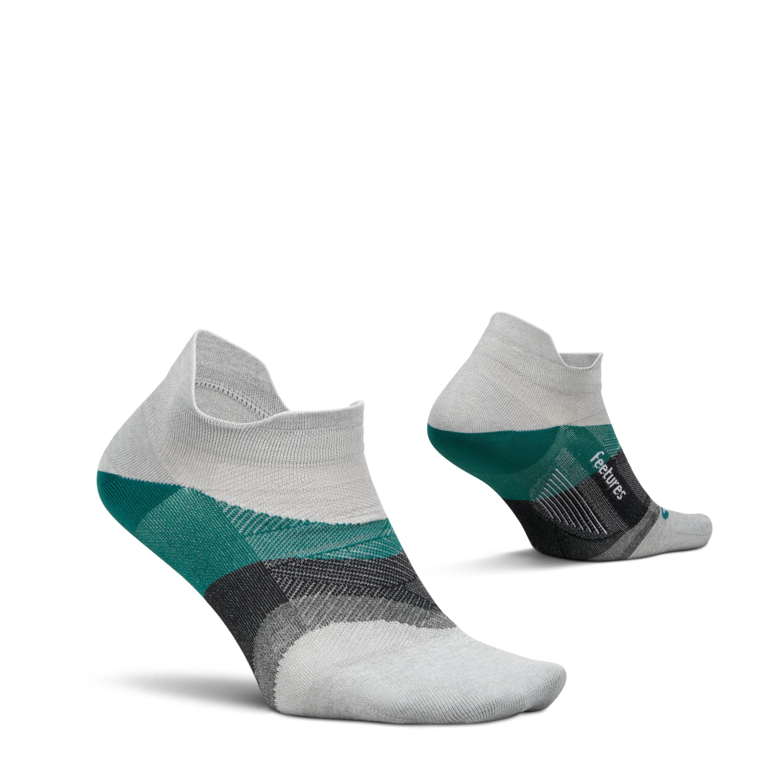 Feetures Elite Ultra Light No Show Tab Ankle Socks - Sport Sock with Targeted Compression