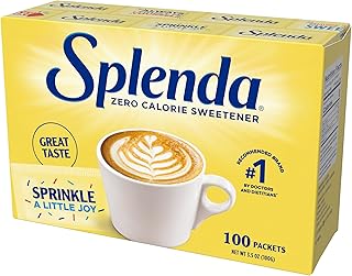 SPLENDA Zero Calorie Sweetener, 100 Count Packets