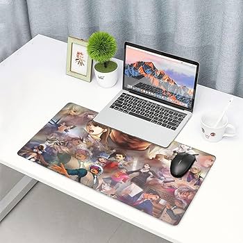 Amazon.co.jp：逆転裁判 マウスパッド デスクマット 大型 ゴム