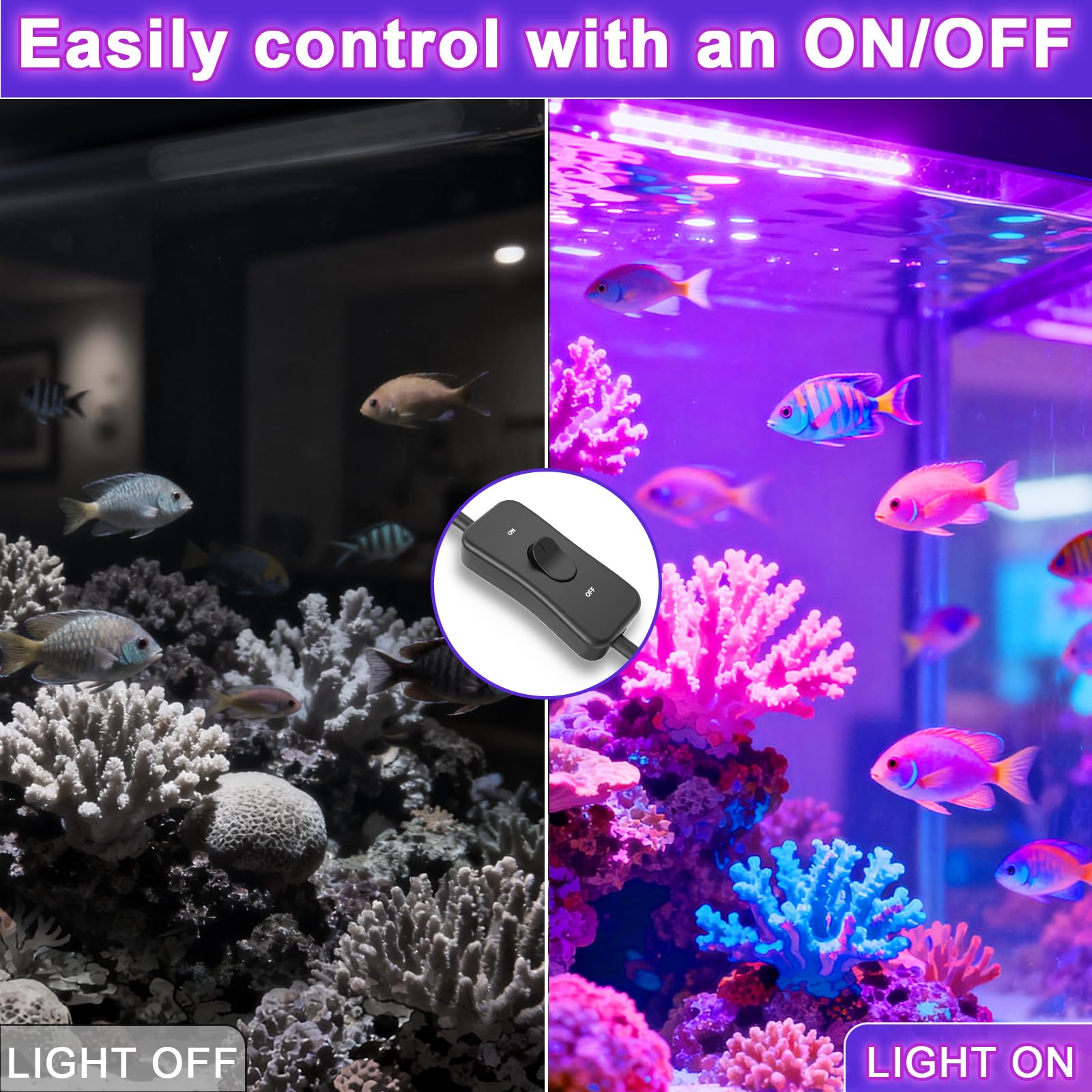 CREATESTAR Czarne światło LED 45 W, czarne światło UV LED z wtyczką, IP66 wodoszczelne czarne światło na imprezę, efekty fluorescencyjne, dekoracja na Halloween, scenę
