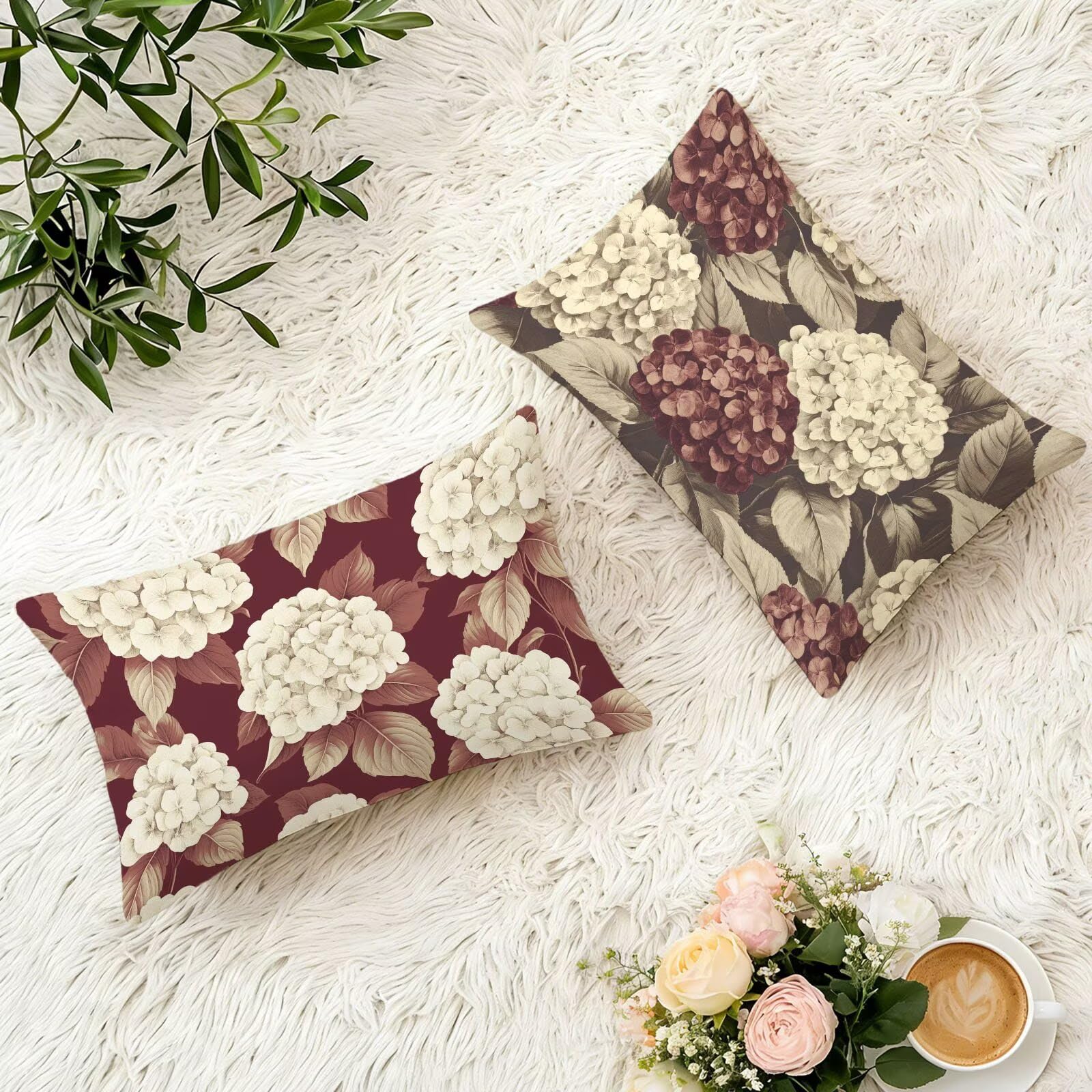 Poszewka na poduszkę 70 x 90 cm, beżowa, dekoracyjna poszewka na poduszkę, zestaw 2 poszewek na poduszki lniane, do dekoracji salonu, na wiosnę i lato, nowoczesna, ozdobna poszewka na poduszkę z