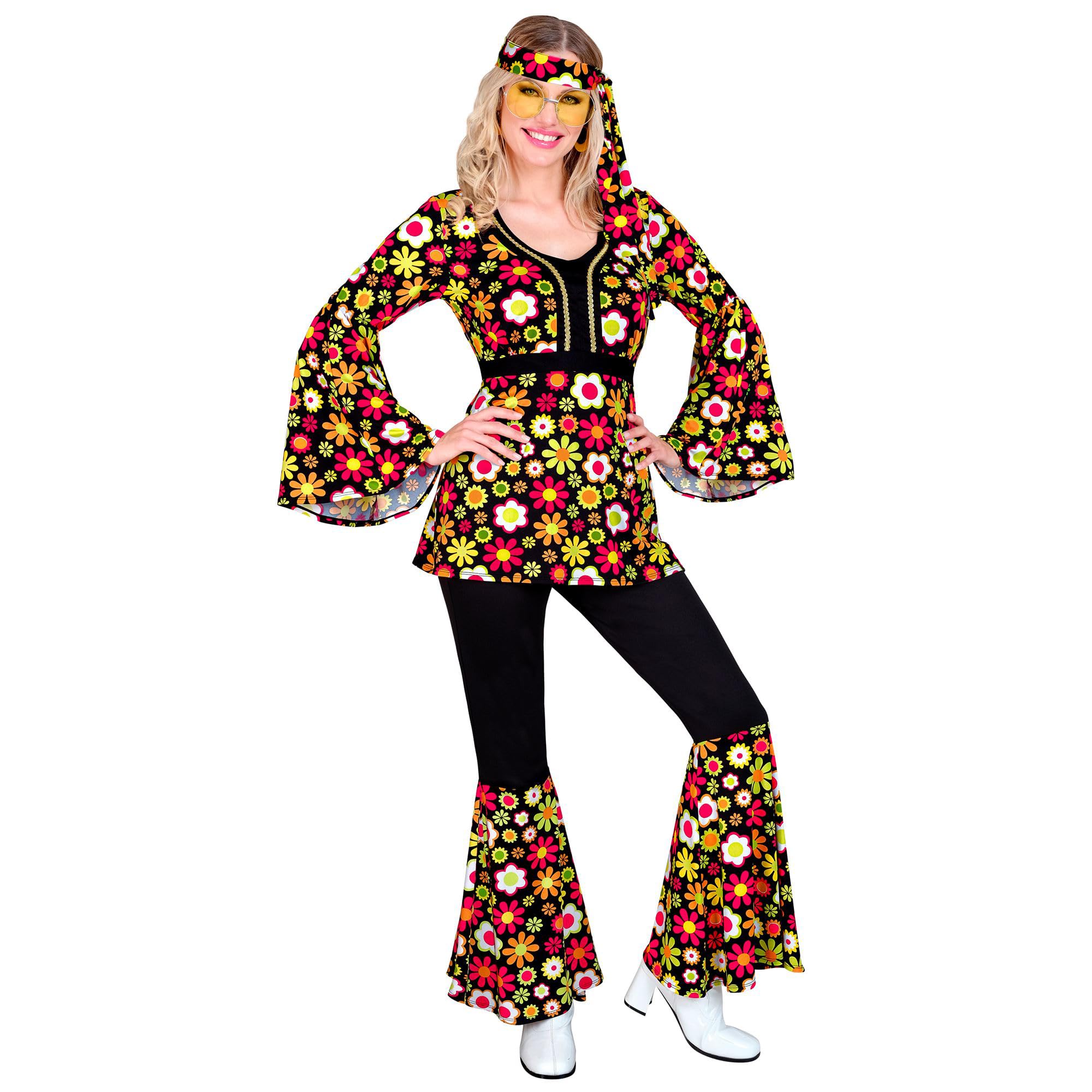 widmann 20041 Costume The 60s Fashion Flowers S