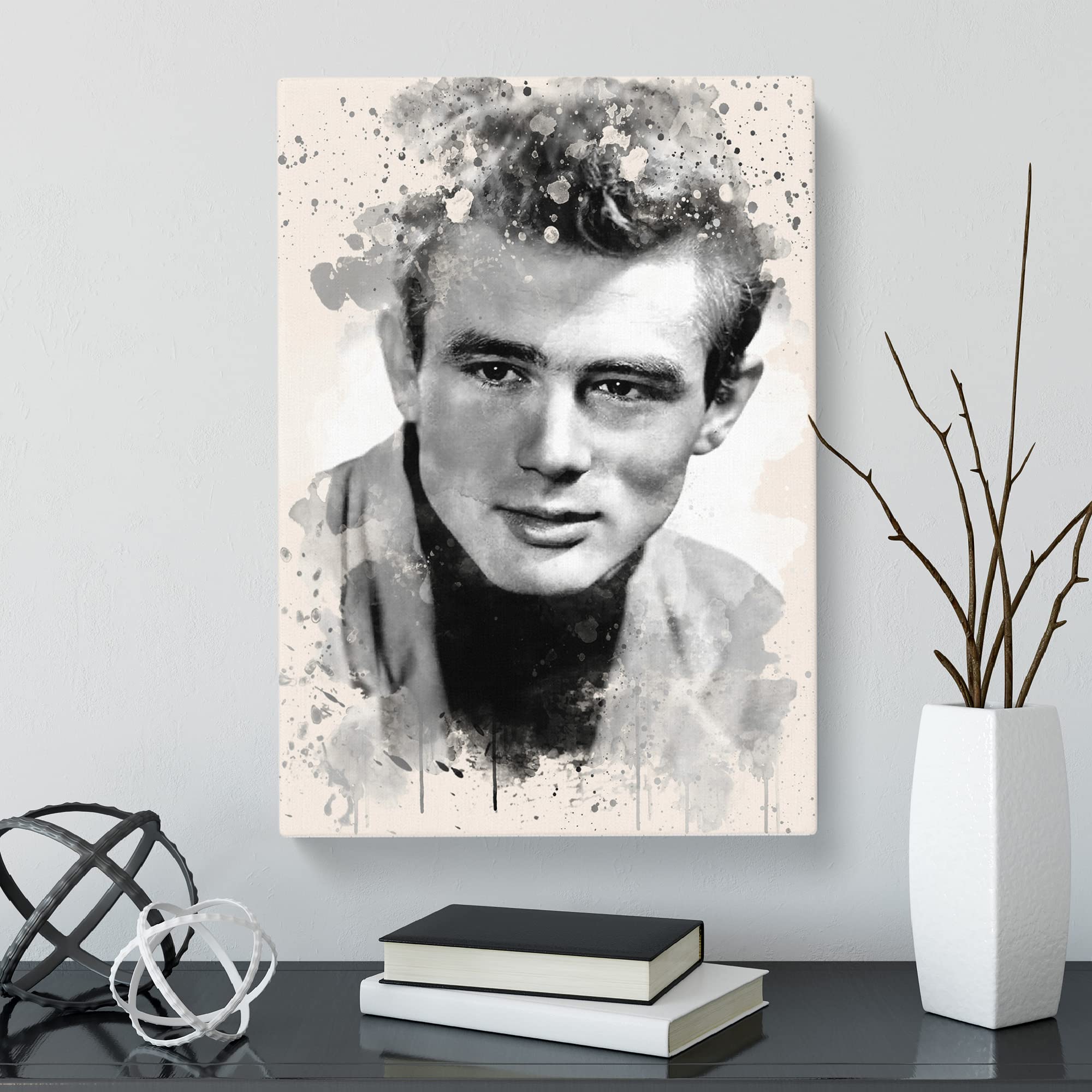 James Dean No.1 Modern Fc Canvas Print, Mixed, 25L x 50W cm - Image 3