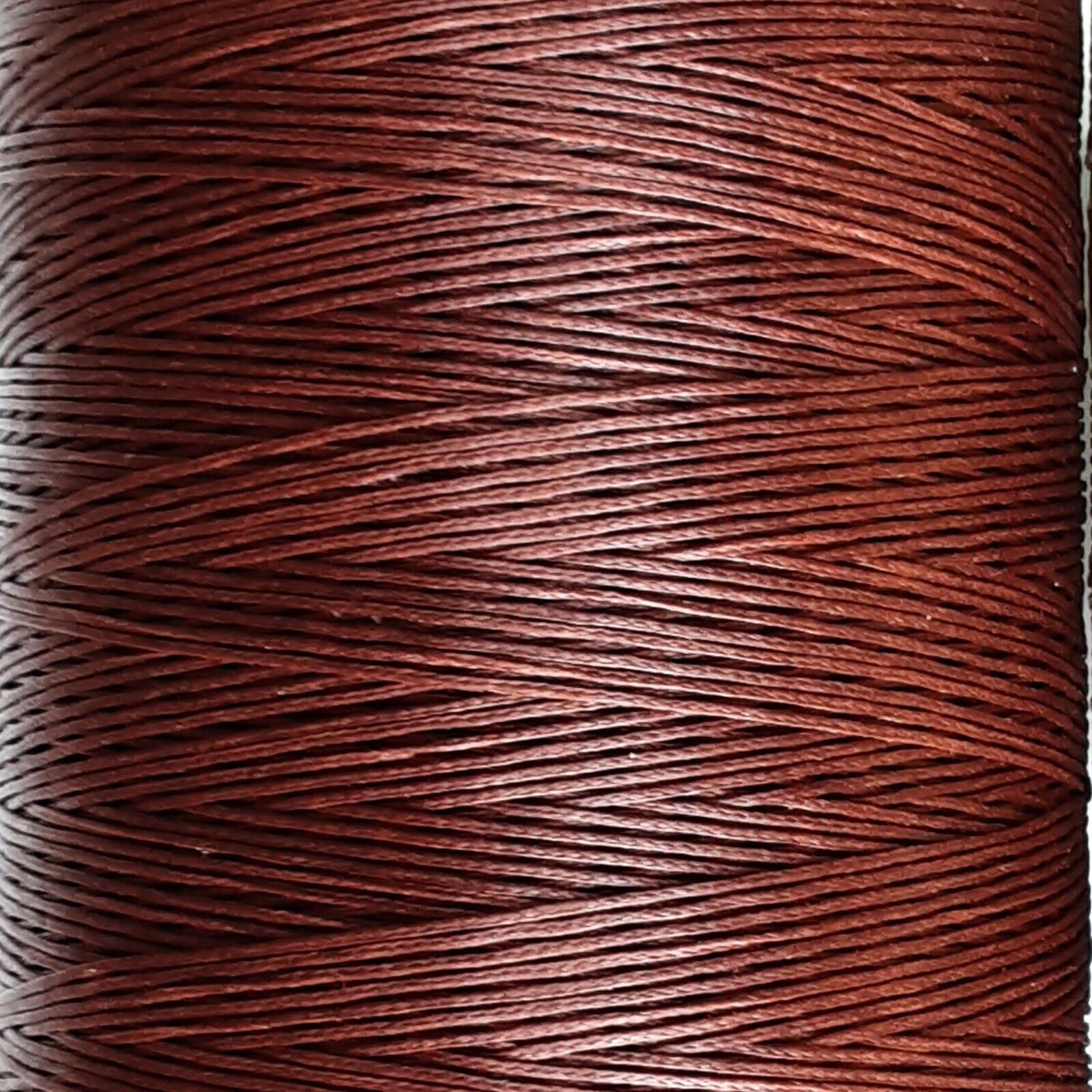 Mart-Mon Brown 10M Waxed Jewellery Cord 1Mm Thick Woven Nylon Strong Thread For Beading, Bracelet, Necklace Making, Arts, Crafts & Diy (Brown)