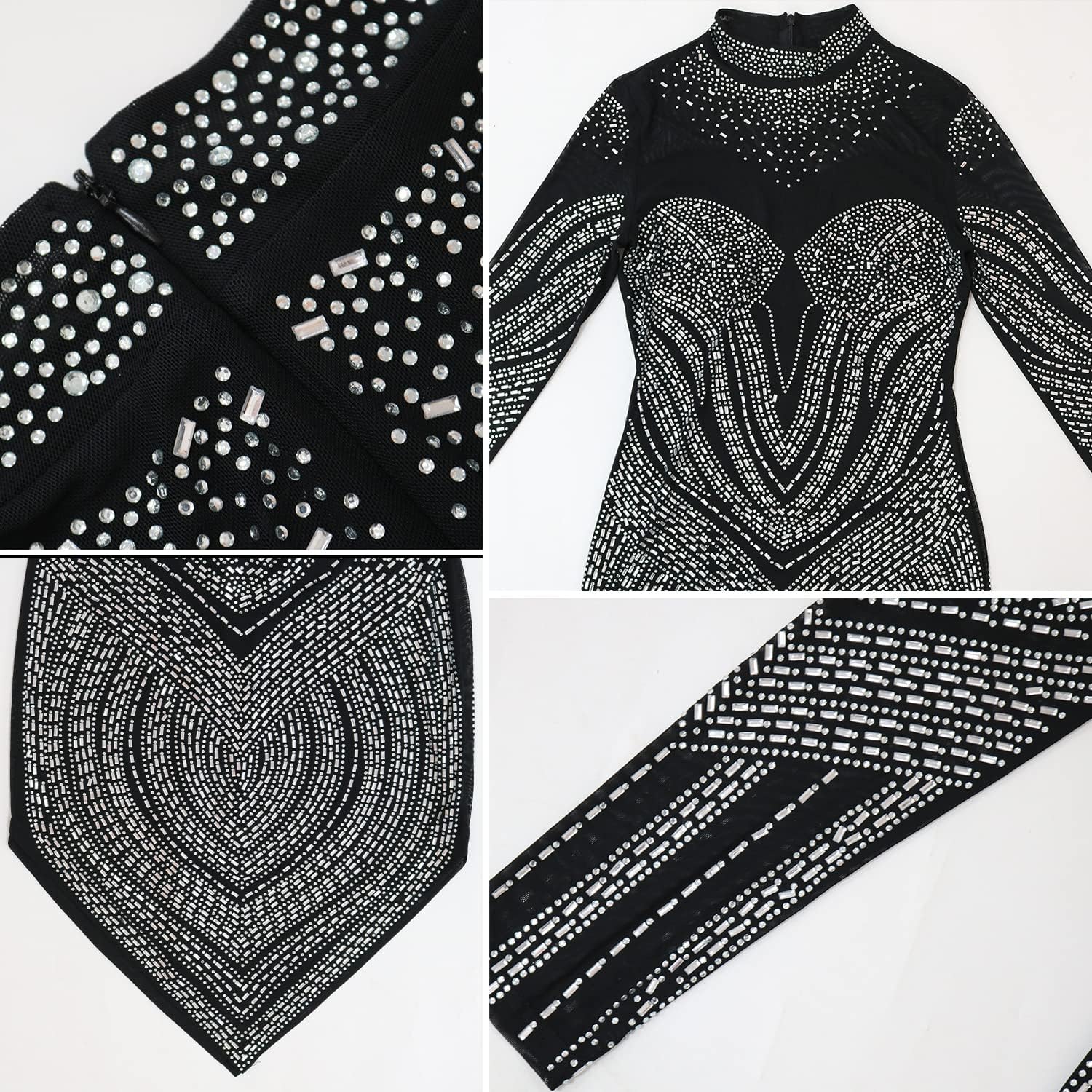 Women Sexy Birthday Dress Hot Drilling Process Sexy Dress Party Club Night Dress…… - Image 6