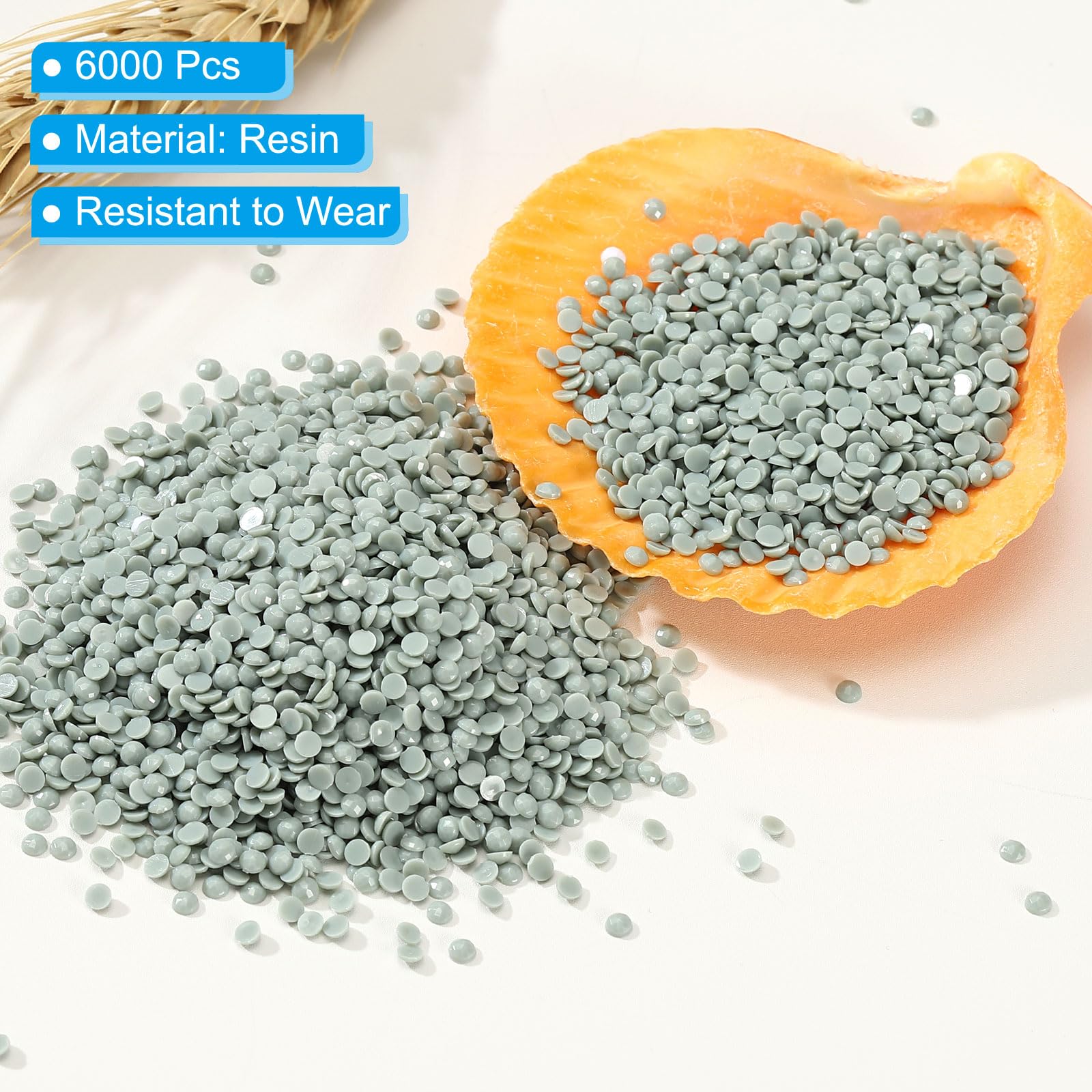 PATIKIL 6000 Pcs Diamond Art Painting Replacement Beads, Resin Crystal Painting Rhinestones - Image 3