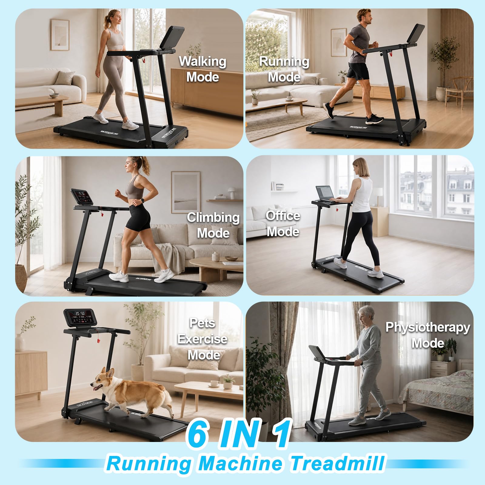 Drgymlee składana bieżnia do domu, bieżnia 12 km/h z nachyleniem 5,2%, cichy silnik 2.5HP, wyświetlacz LED, pas biegowy 105×42 cm, amortyzacja 5-warstwowa, udźwig 136 kg