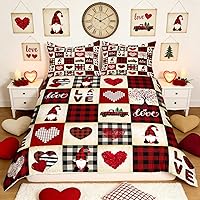 Vista 14 de Funda de edredón abstracta de color negro y morado, tamaño Queen, funda de edredón de geometría moderna con 2 fundas de almohada para adolescentes