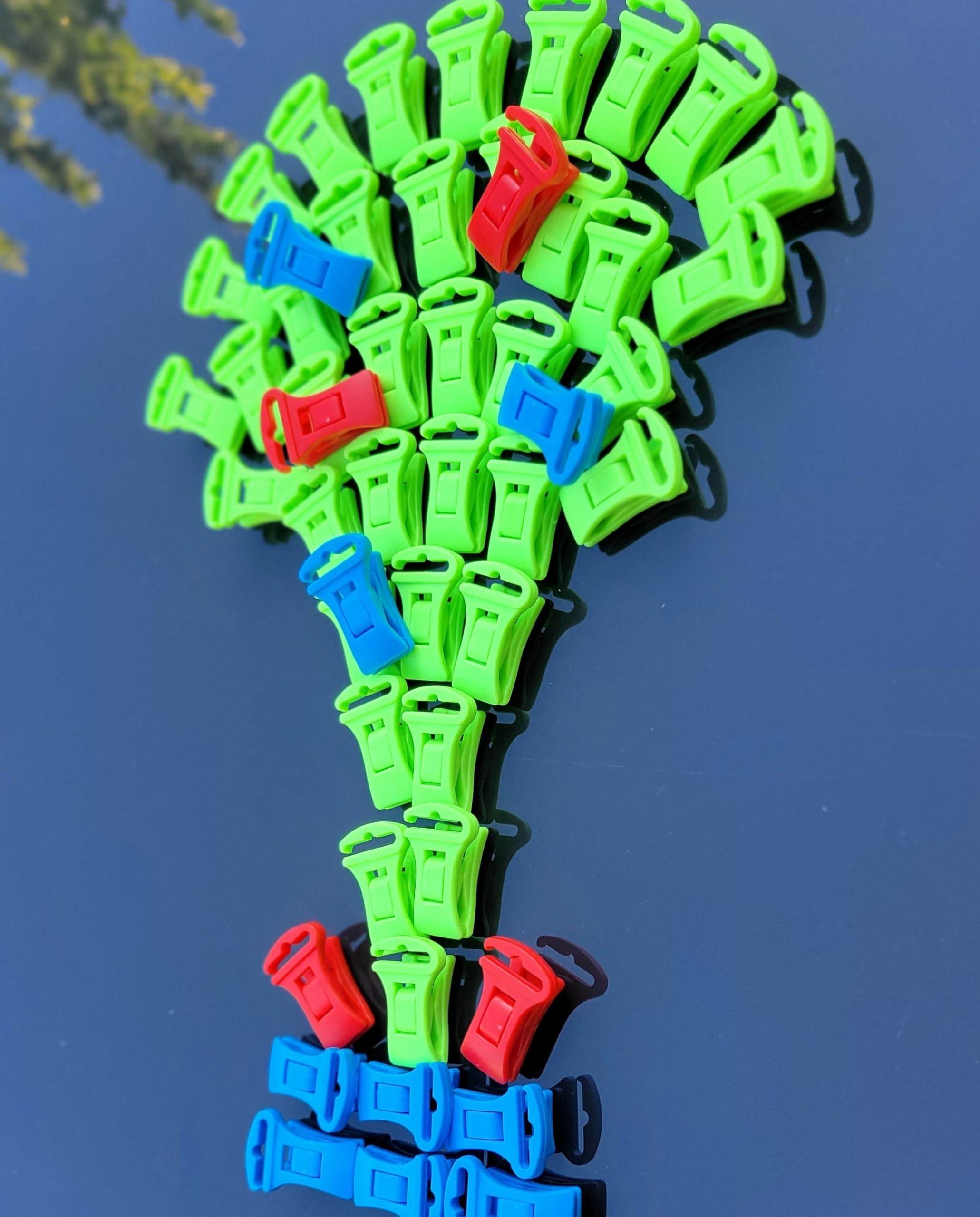 Alcrea Green 50 Sock Clips For Washing Machines And Tumble Dryers With A Large Hook. Always Sold In Pairs & Stored In The Drawer Without Folding. Multifunctional Design (Video). Worldcup 26 Edition