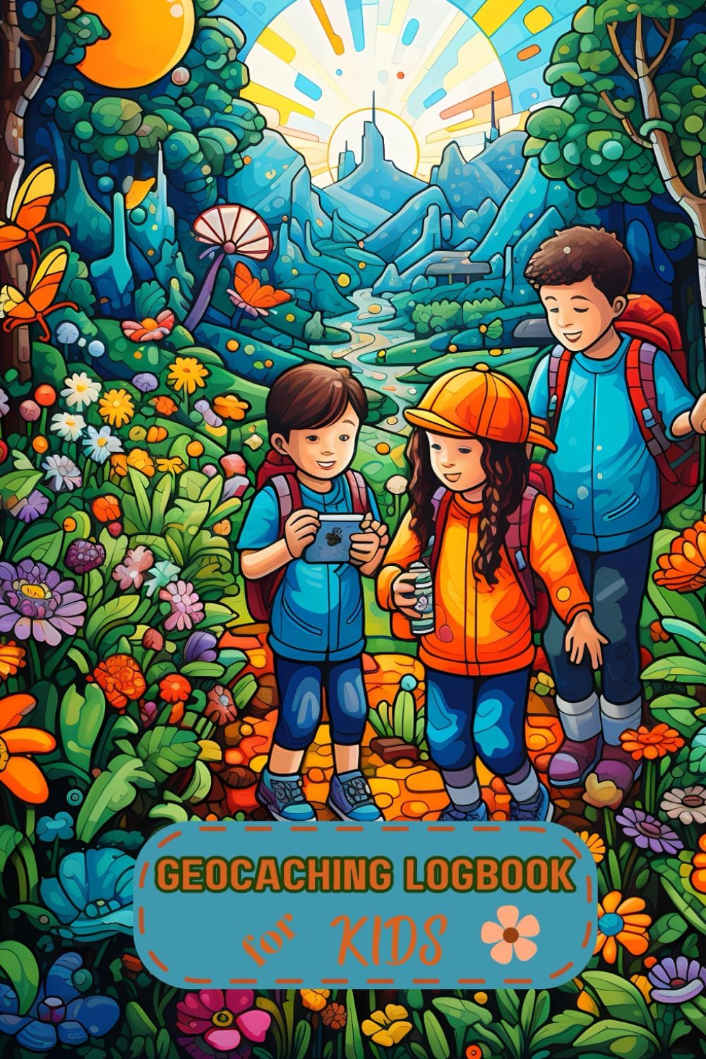 Geocaching Logbook for Kids: a handy activity notebook to track discovered treasures as well as other details of your explorations