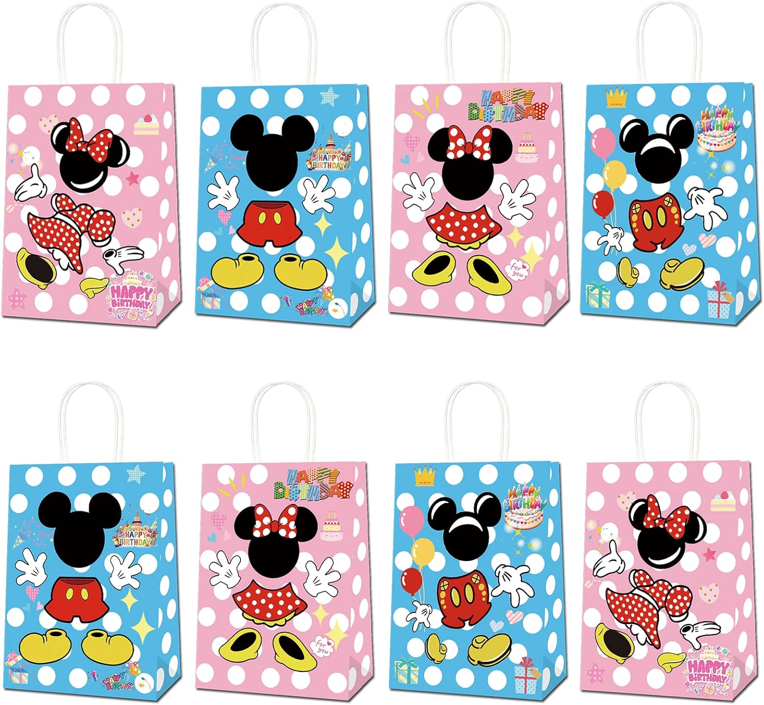 16Pcs Mouse Party Bags for Mouse Theme Birthday Party Supplies, Mouse Party Favor Gift Bags for Mouse Fans Party, Mouse Candy Goodie Treat Bags for Kid’s Girl’s Boy’s Party Decorations 16Pcs Mouse Party Bags for Mouse Theme Birthday Party Supplies, Mouse Party Favor Gift Bags for Mouse Fans Party, Mouse Candy Goodie Treat Bags for Kid’s Girl’s Boy’s Party Decorations