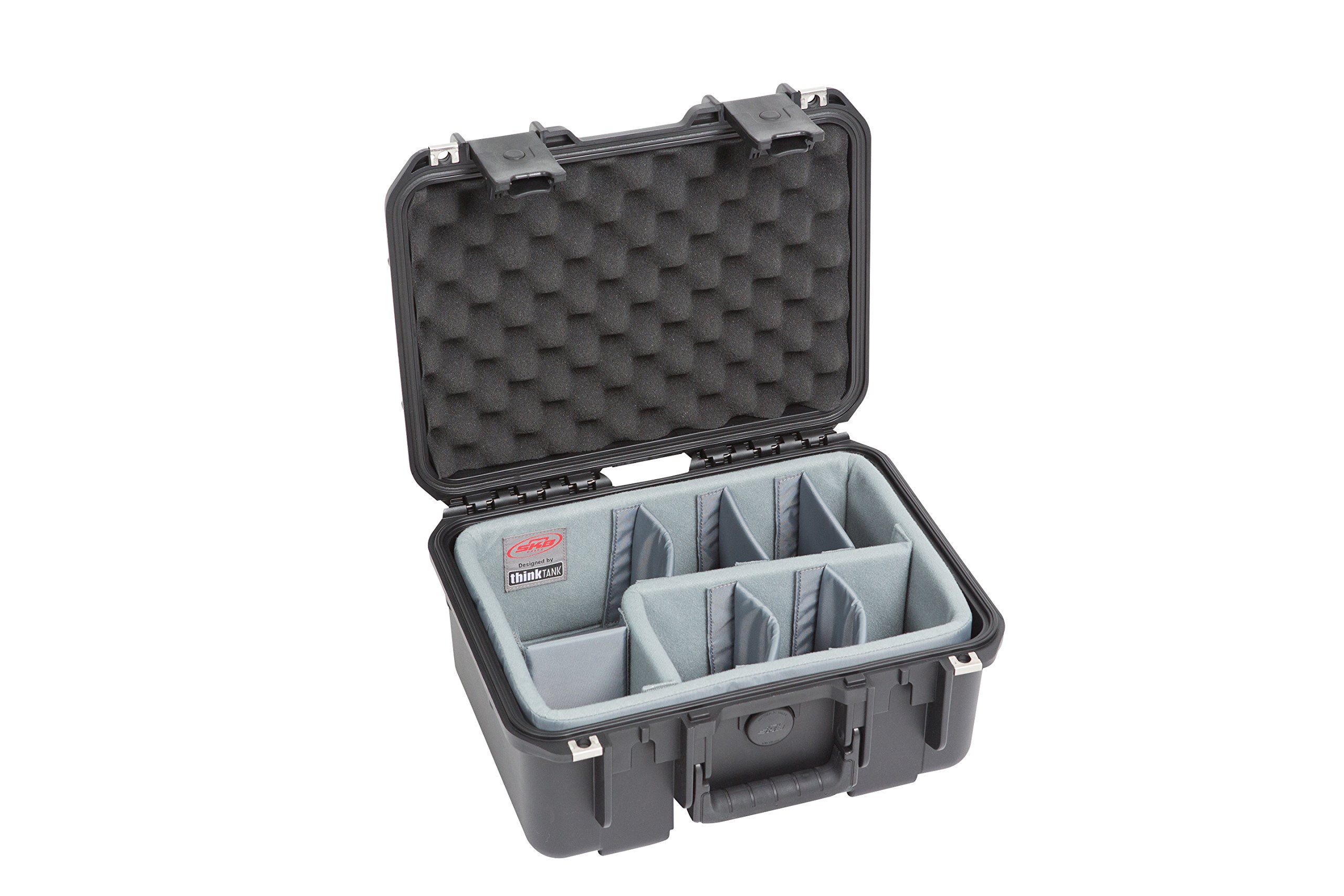 SKB Cases iSeries 1309-6 Schutzhülle mit Think Tank Designed Foto Trennwänden, Schwarz (3i-1309-6DT)