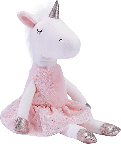 Unicornio de peluche de bailarina, unicornio de peluche, regalos de unicornios y muñeca para recitales de baile y bailarinas