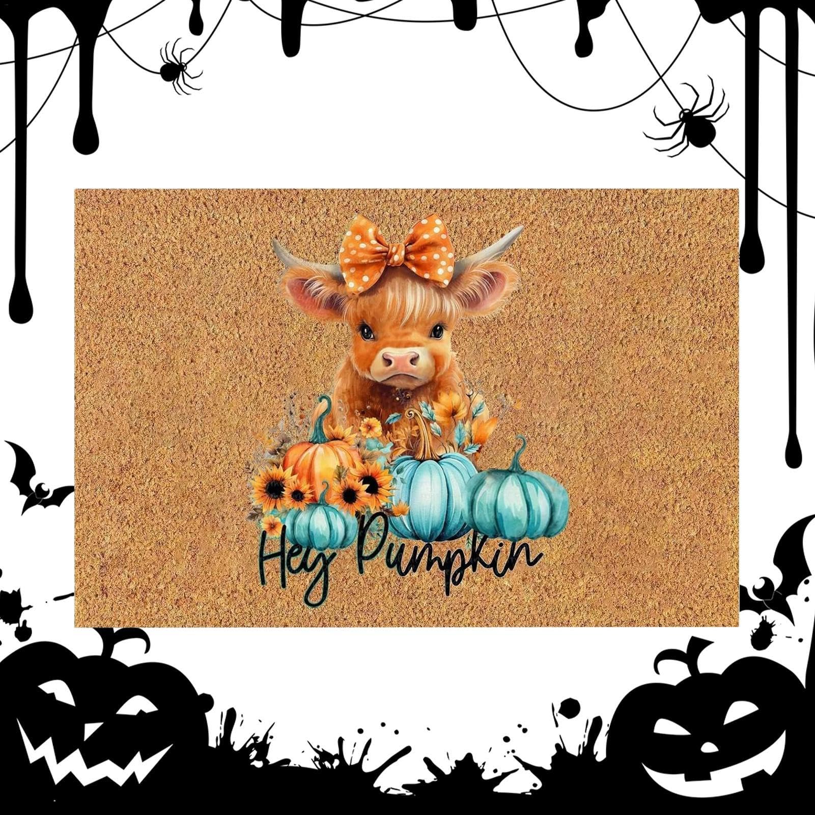 Décoration d'Halloween paillasson intérieur et tapis de douche de vacances