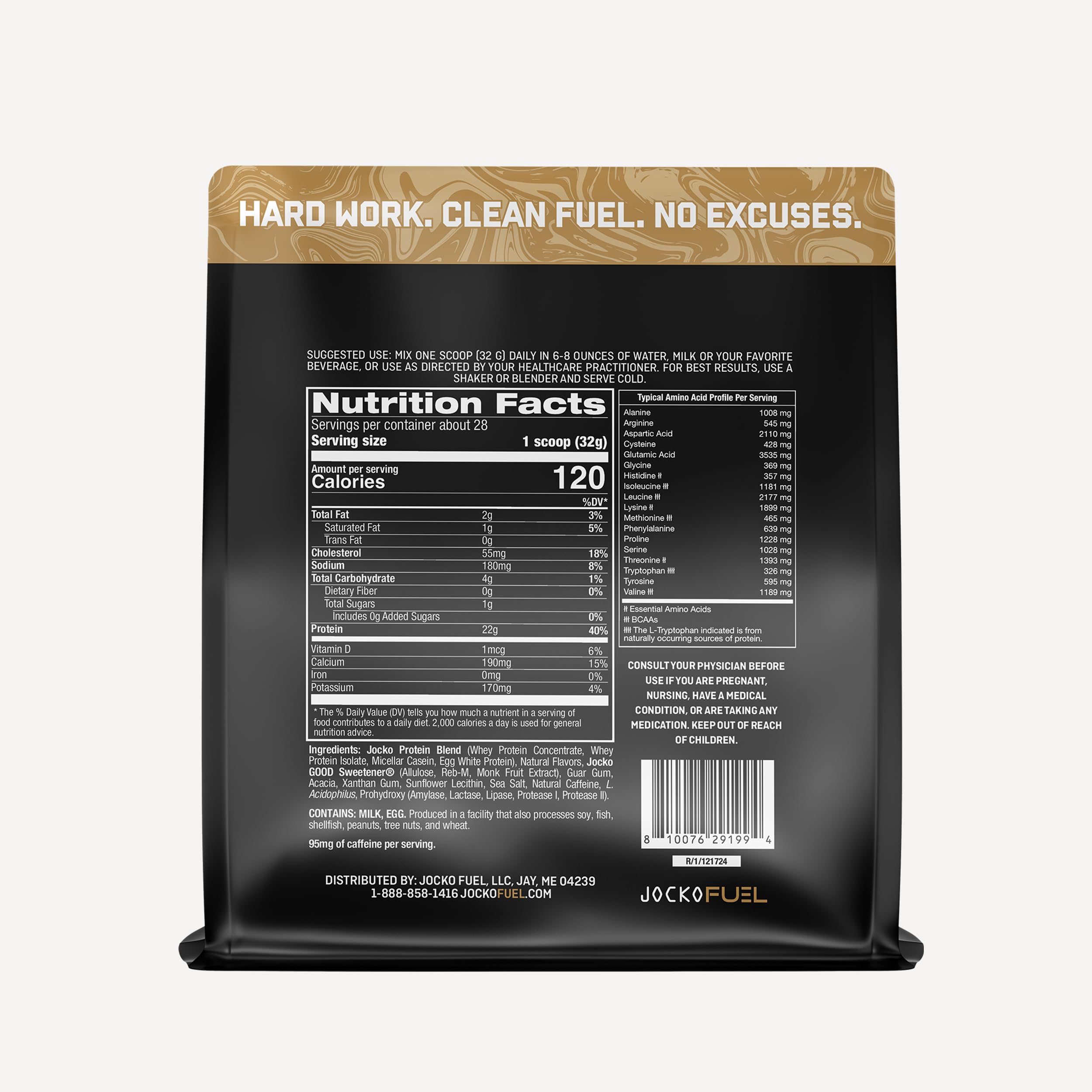 Jocko Fuel Whey Protein Powder, Coffee & Donuts | 28 Servings — Amazon image 2