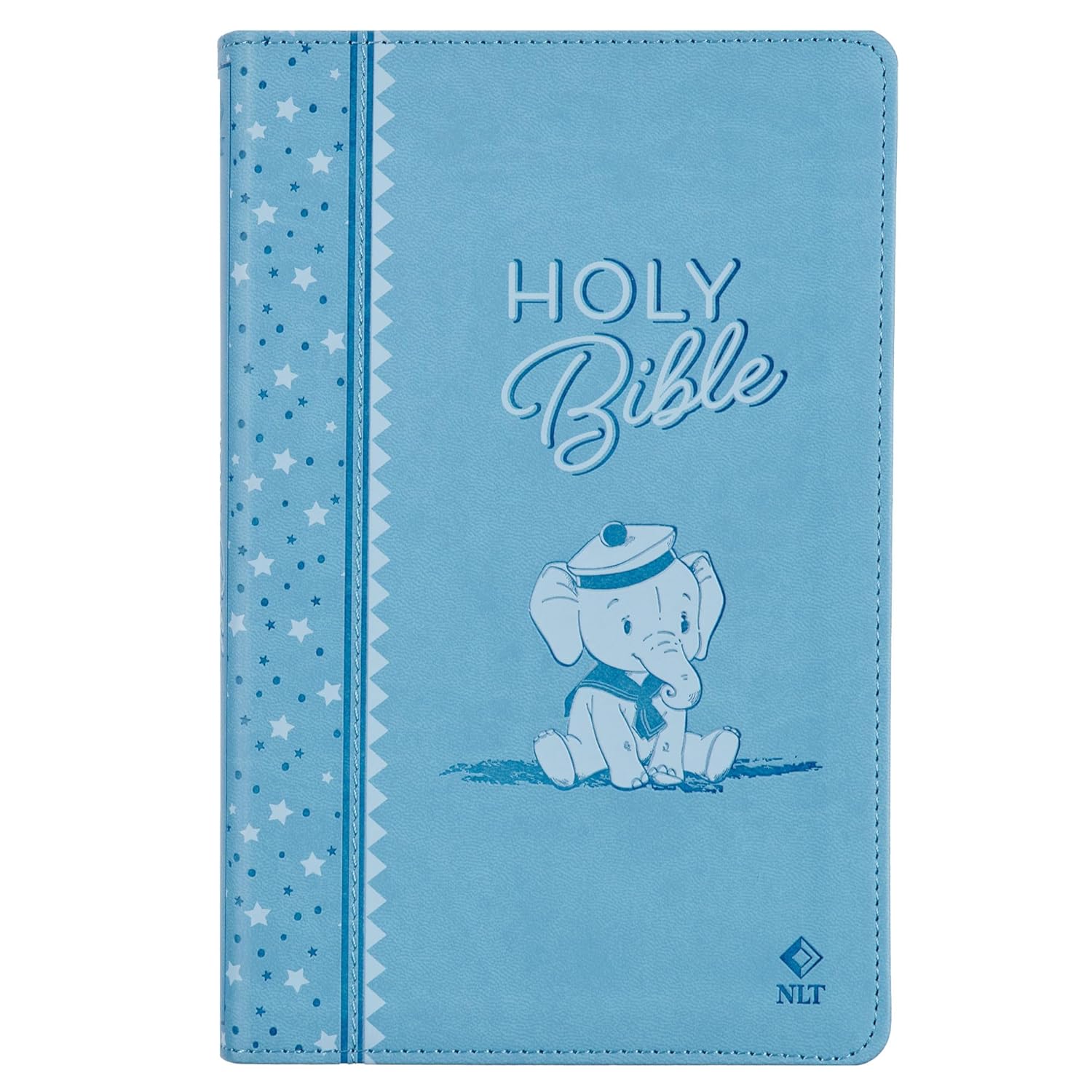 NLT Keepsake Holy Bible for Baby Boys Baptism Easter, New Living