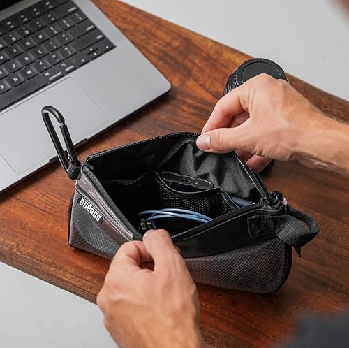 Miniatura 7 de Bolsas con cremallera de producción - Bolsa de accesorios para dispositivos electrónicos y cámaras - Organizador de cables, bolsa de accesorios de