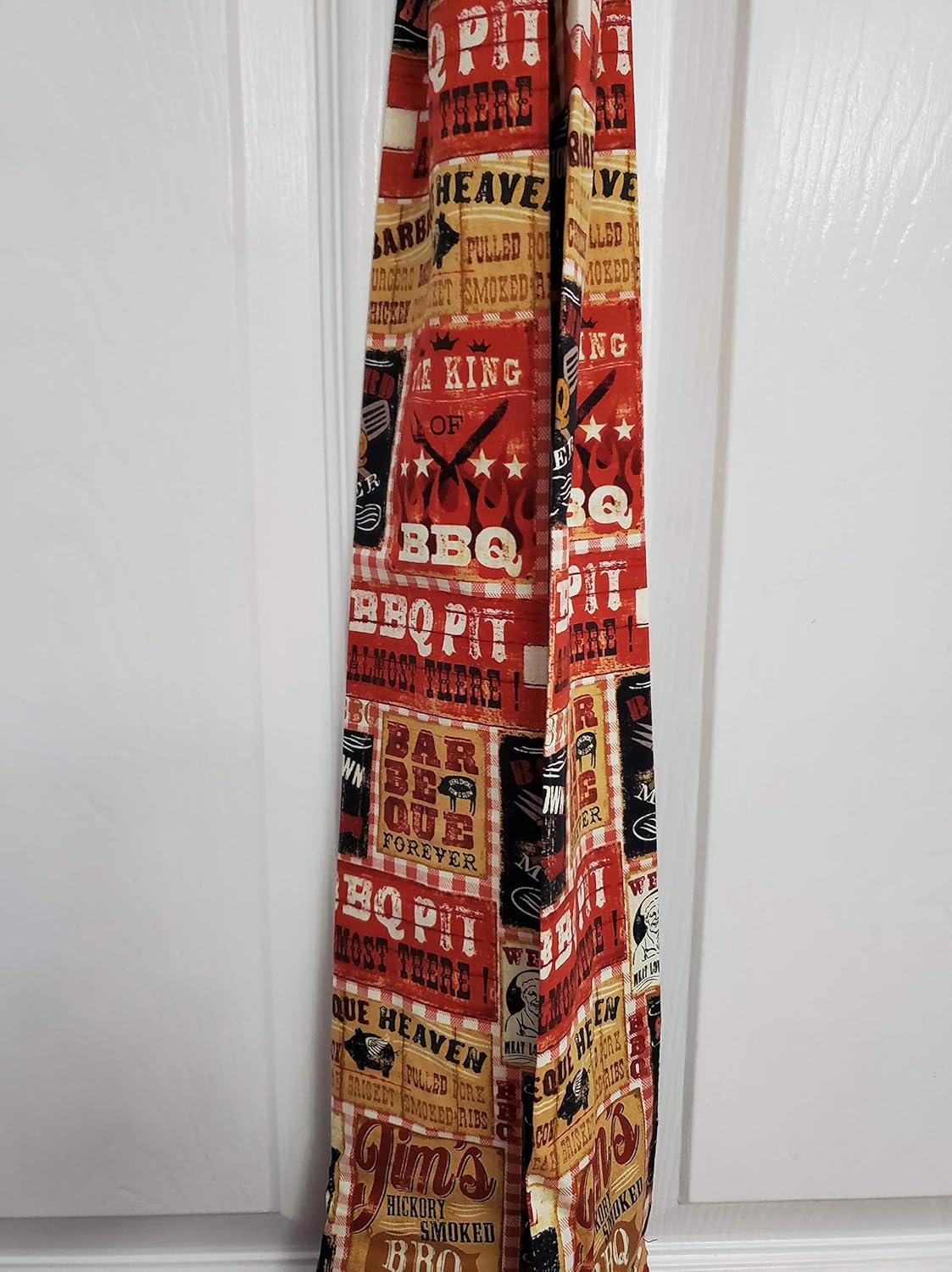 Barbeque Theme Neck Towel, Kitchen Boa, Neck Apron, Kitchen Neck Scarf, Neck Towel, Kitchen Scarf, Baker’s Boa, Chef’s Towel, Cooking Towel, Grilling Towel, BBQ Towel, Gifts under $30