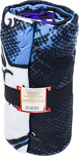 Miniatura 7 de Silver Buffalo Manta de forro polar, 45 x 60 pulgadas, mandíbulas