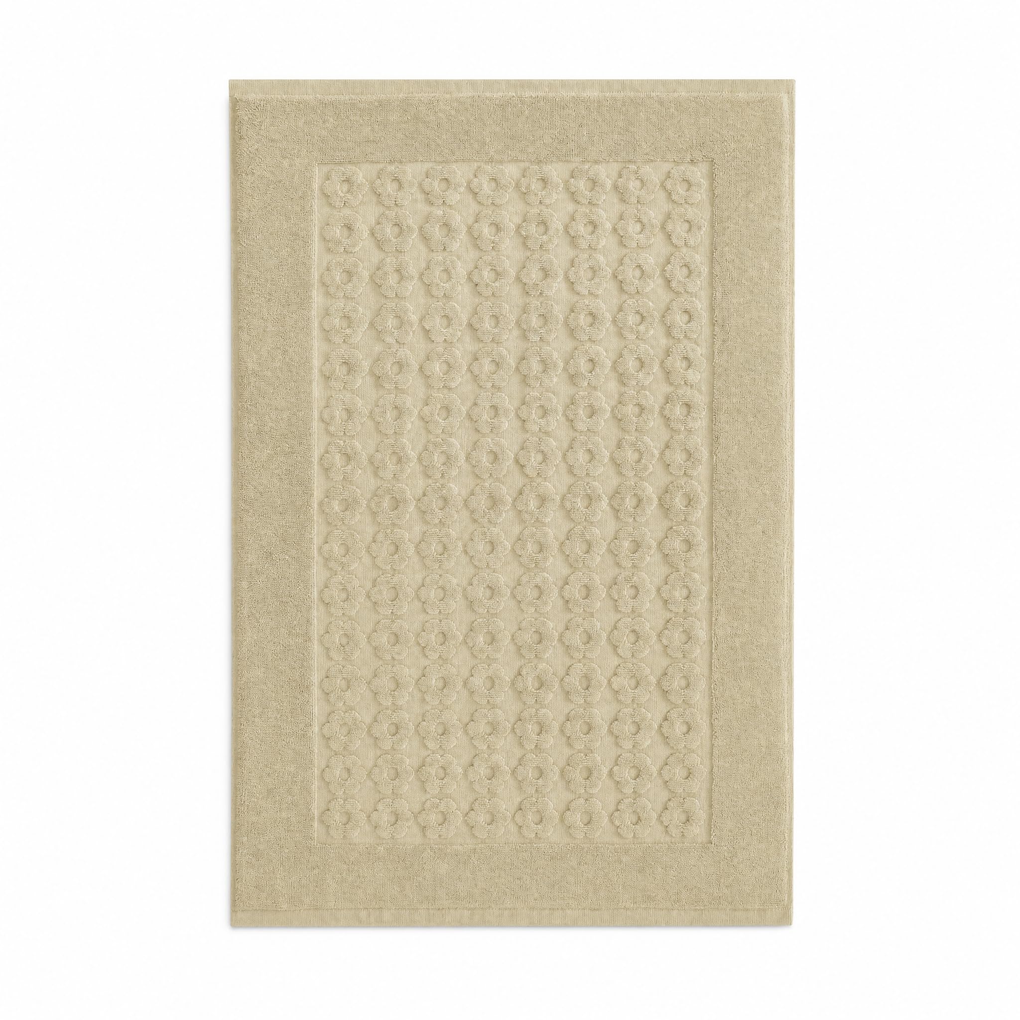 Alfombrilla Baño Algodón, Floral, 50x80CM