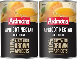 Ardmona Apricot Nectar Fruit Drink for Breakfast & Lunchboxes, 405ml (Pack of 2)