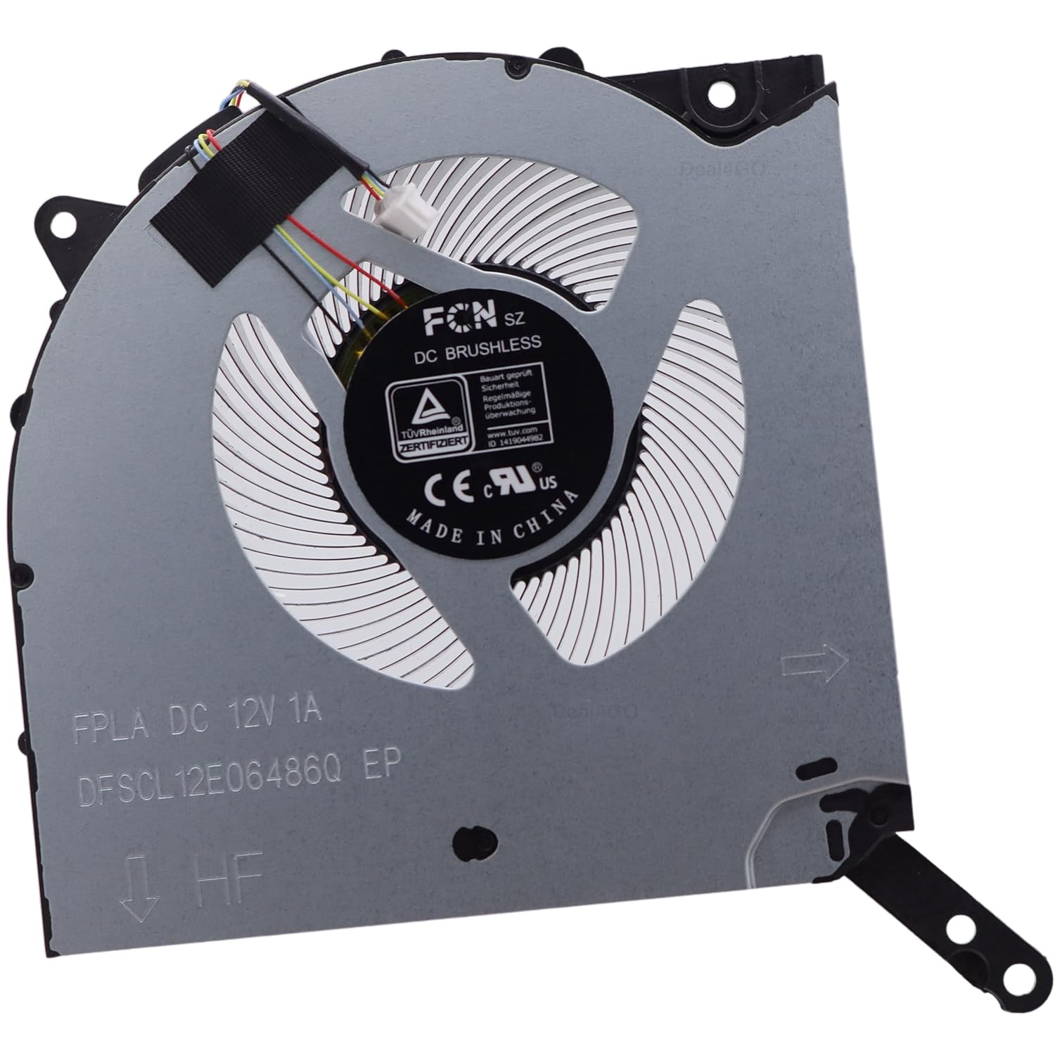 Deal4GO 12V CPU & Graphics GPU Cooling Fan 5H40S20520 replacement for Lenovo Legion Pro 5 16ARH7H 15IAH7H 16IAH7 R9000P Y9000P Gen 7 2022, Black