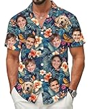 Custom Hawaiian Shirt with Face for Men Women Adult Youth Kid, Personalized Hawaiian Shirts with Face Photos Picture