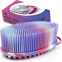 Vista 42 de Nuevo exfoliante de silicona exfoliante Avilana fácil de limpiar, ecológico, larga duración, y más higiénico que el lufa tradicional., Total 1, Rosa