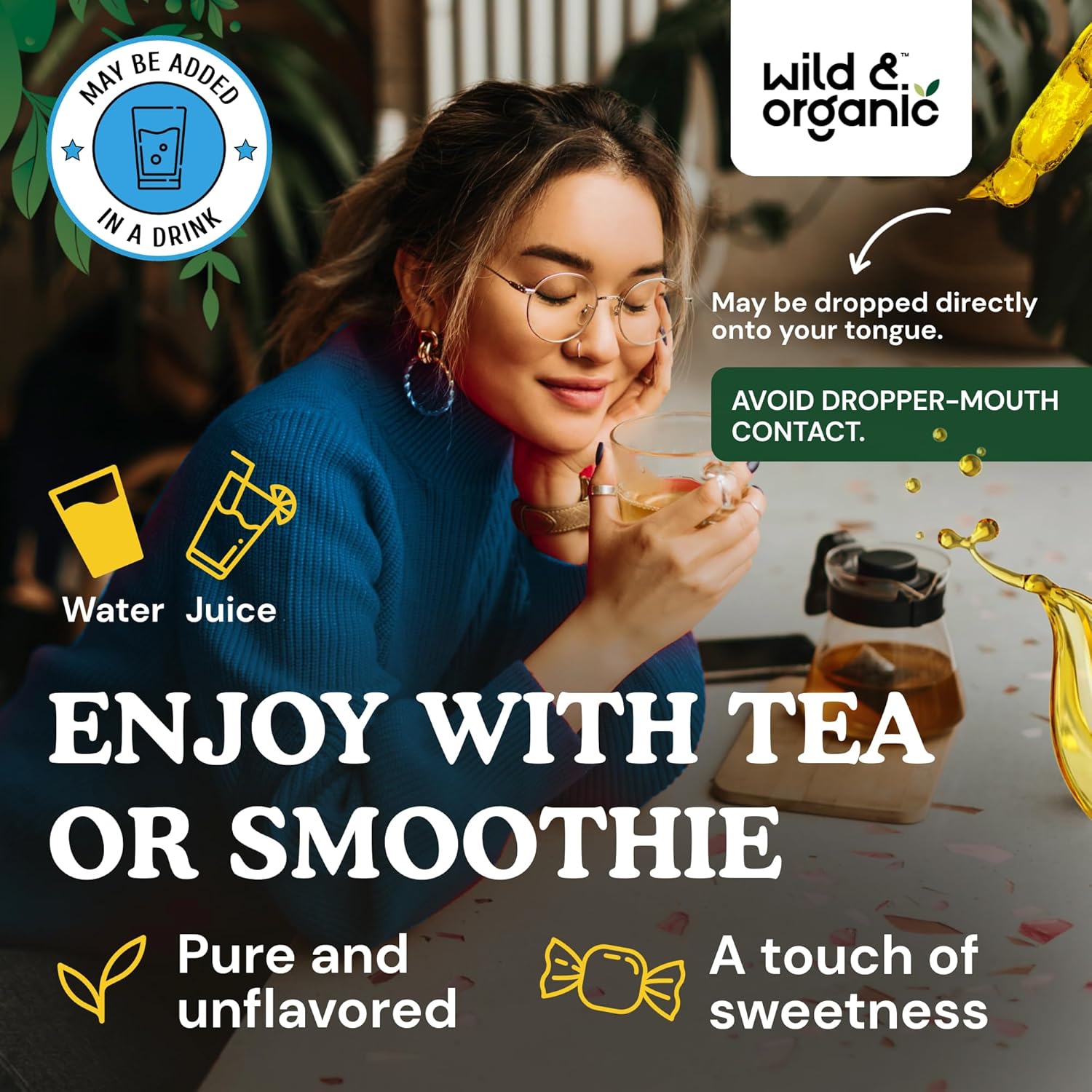 Wild & Organic Alcohol Detox Cleanse Drops - Liver & Kidney Cleanse with Milk Thistle, Chanca Piedra Stone Breaker - Anti Alcohol Complex for Liver Detox - Vegan, No Sugar & Additives - 2 fl oz - Image 6