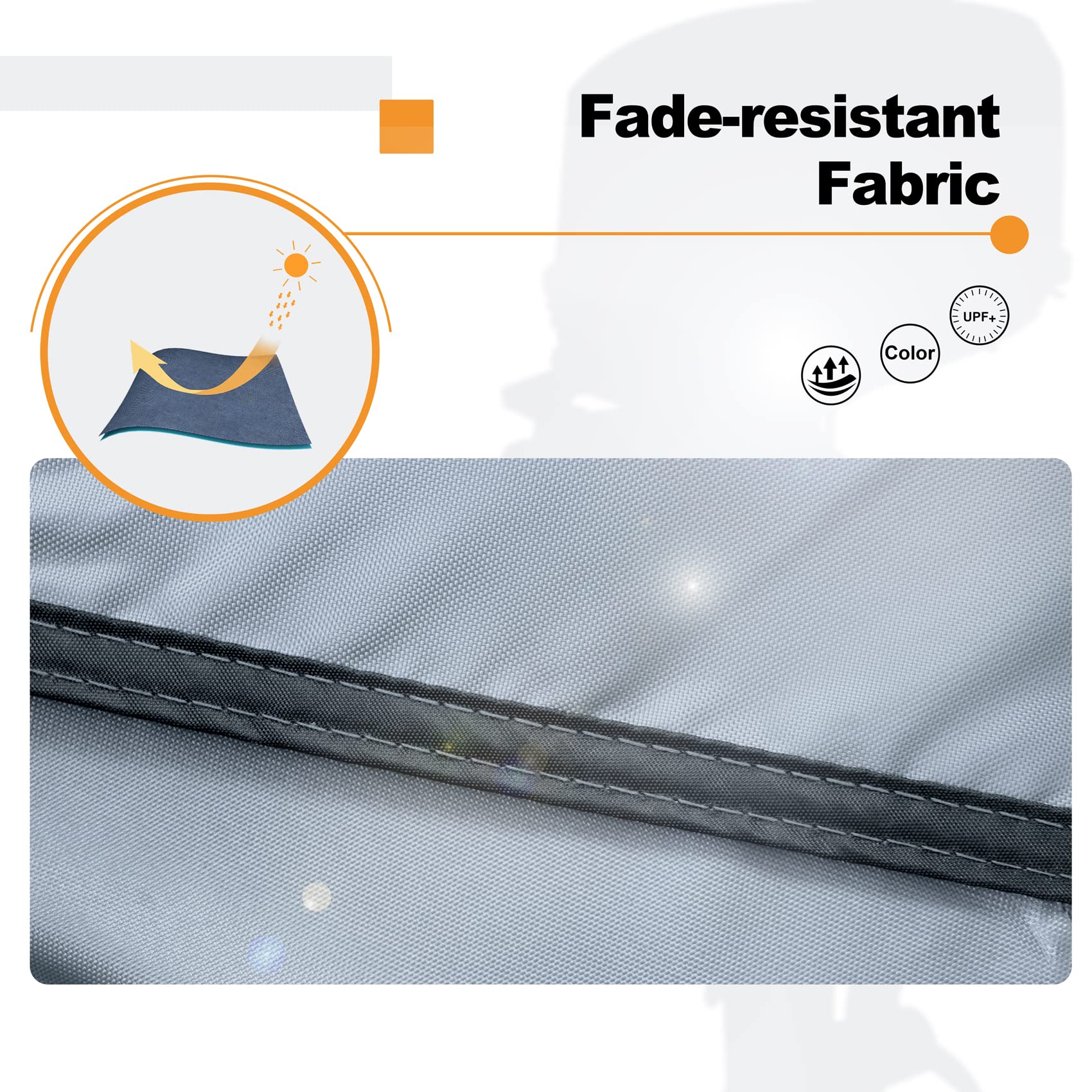 Amazon | STEECA 防水船外モーターカバー 600D 色あせ防止 ボート