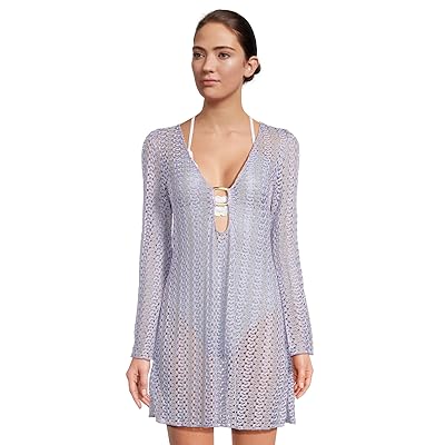 BECCA Golden Crochet Buckle Tunic Women