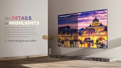 Miniatura 10 de Hisense ULED 4K Premium 55U6H Quantum Dot QLED Series Smart Google TV de 55 pulgadas, Dolby Vision Atmos, control remoto por voz, compatible