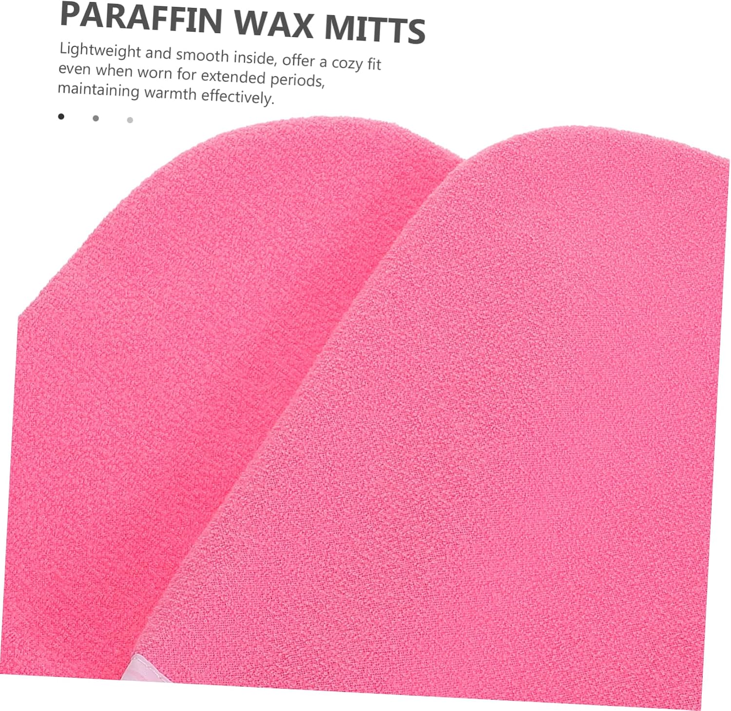 minkissy Paraffin Wax Gloves for Hand Thermal Mitts with Hook Loop Closure Insulated for Enhanced Warmth and Comfort